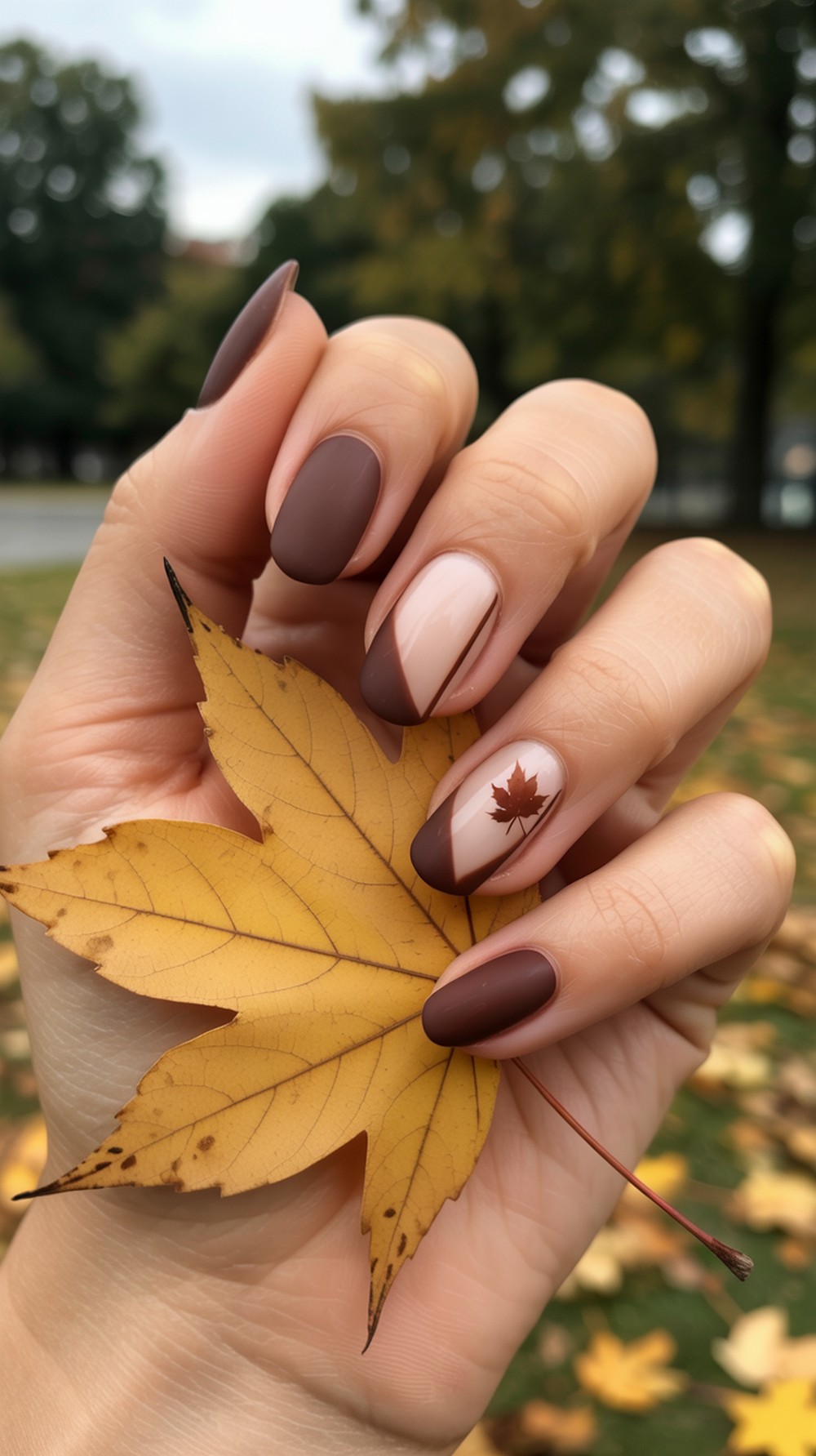 Maple Leaf Negative Space