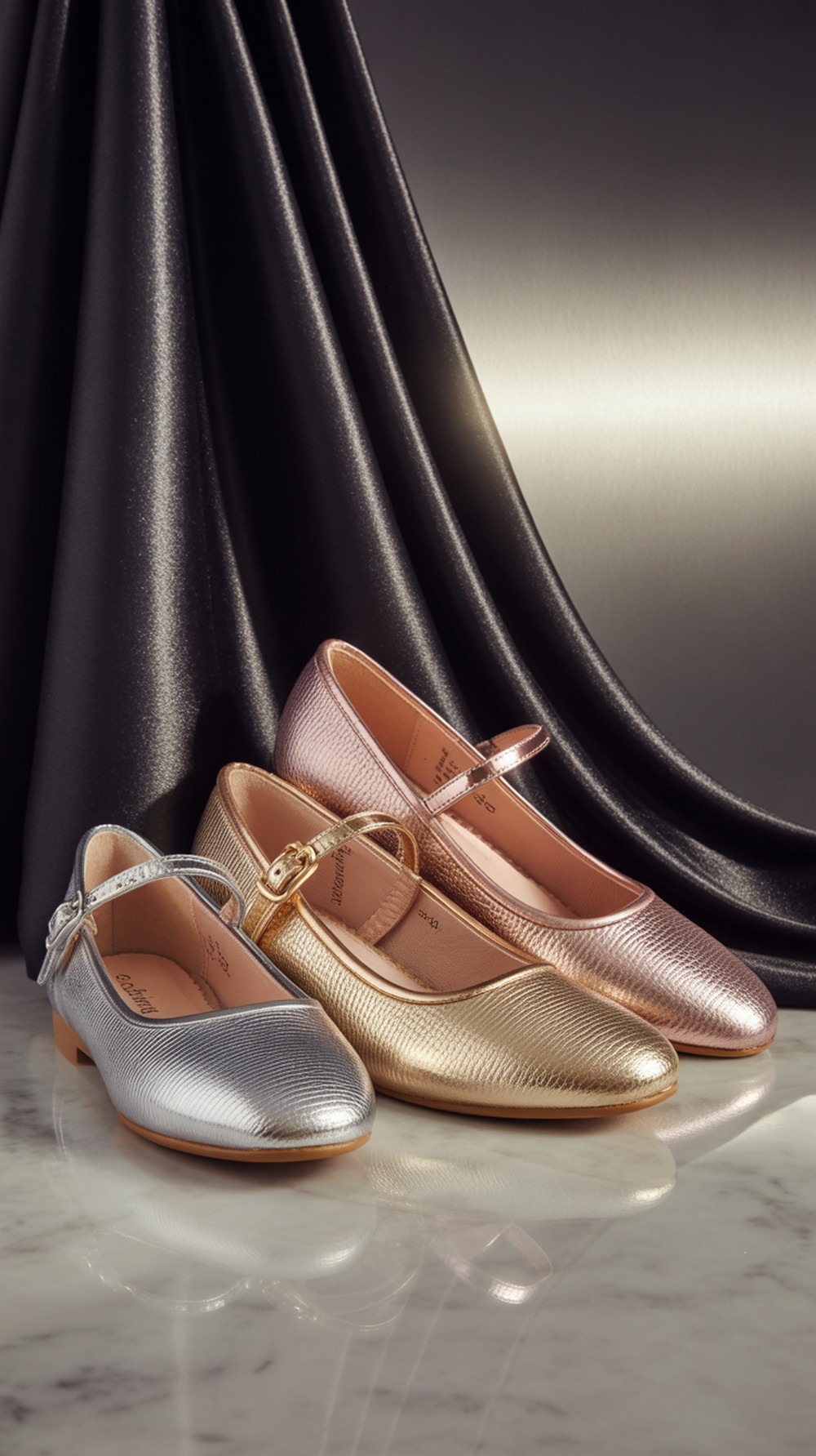 Metallic Party Flats