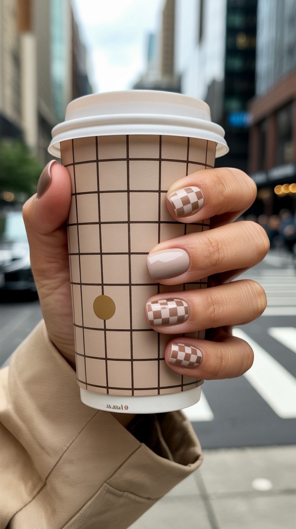 Mocha Checkered Neutrals