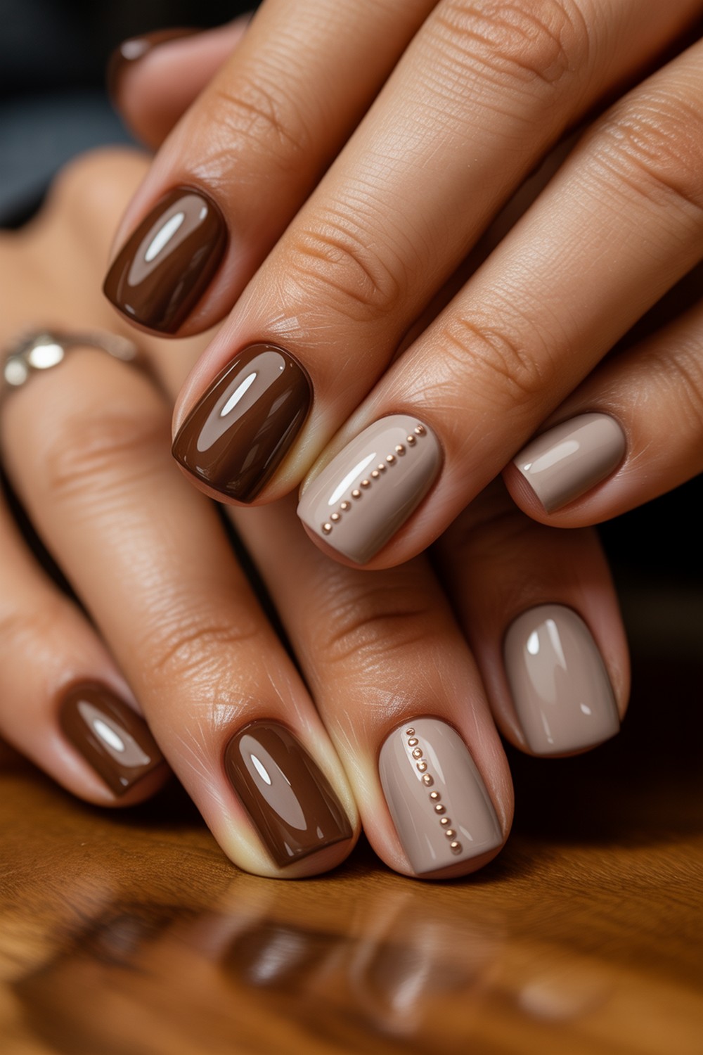 Mocha Latte Chrome Velvet