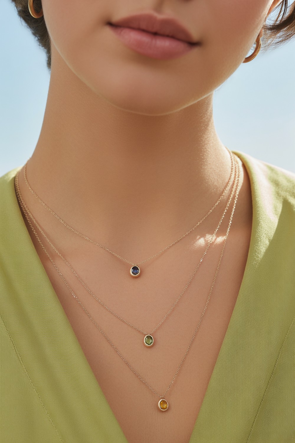 Paperclip Meets Y Neck Sleek Linear Lines