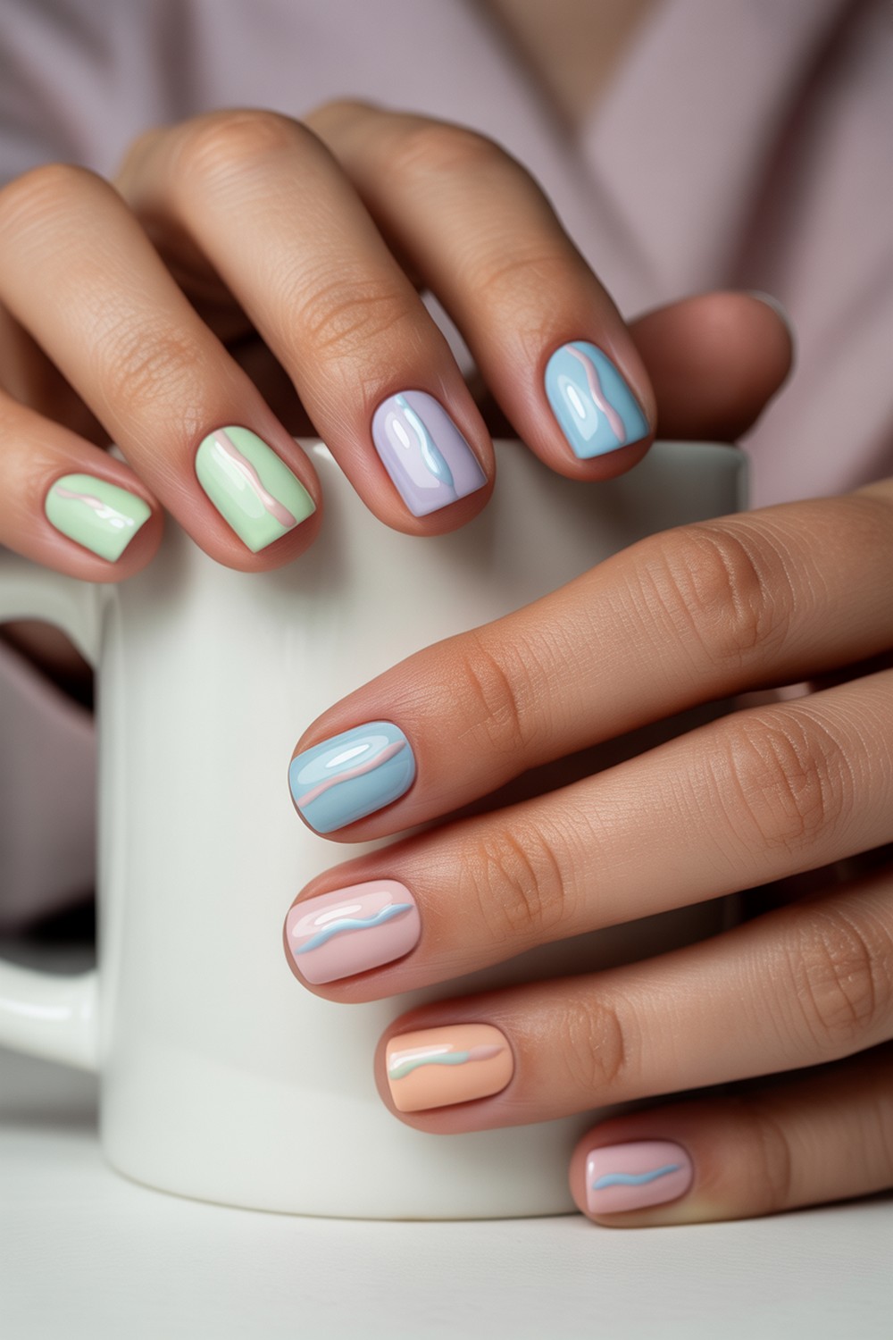 Pastel Rainbow Skittles Frost