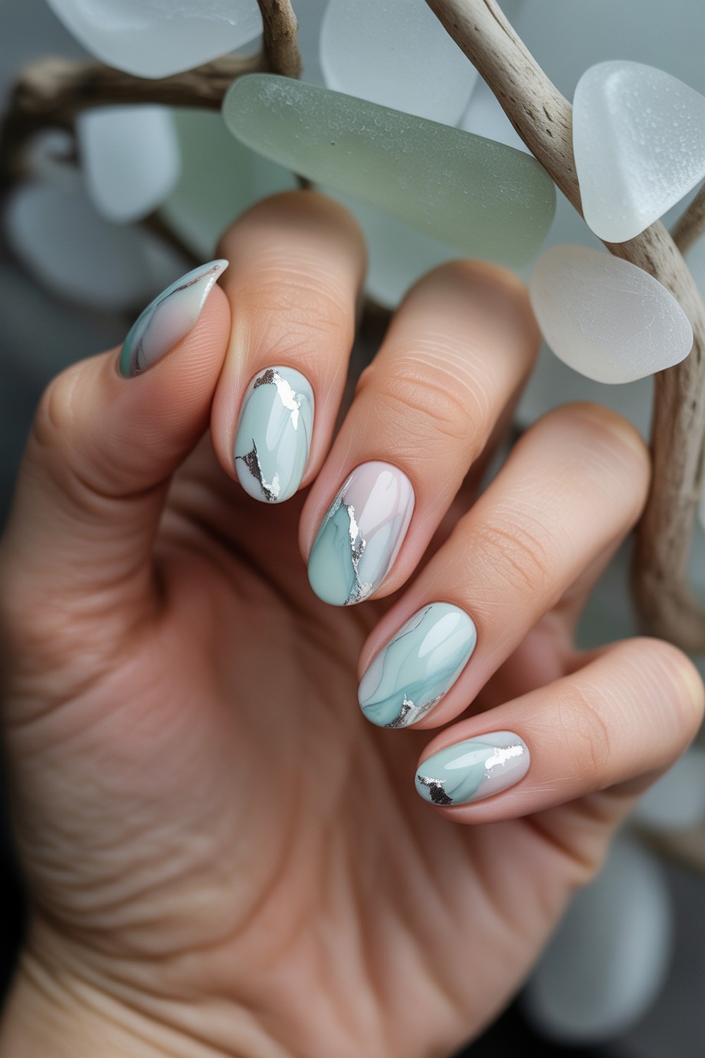 Seafoam Marble Frost