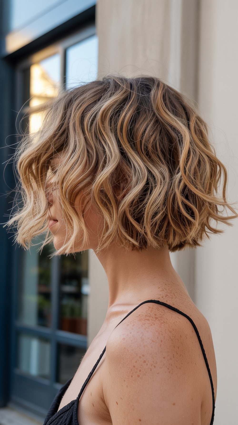 Tousled Wavy Short French Bob Hairstyles