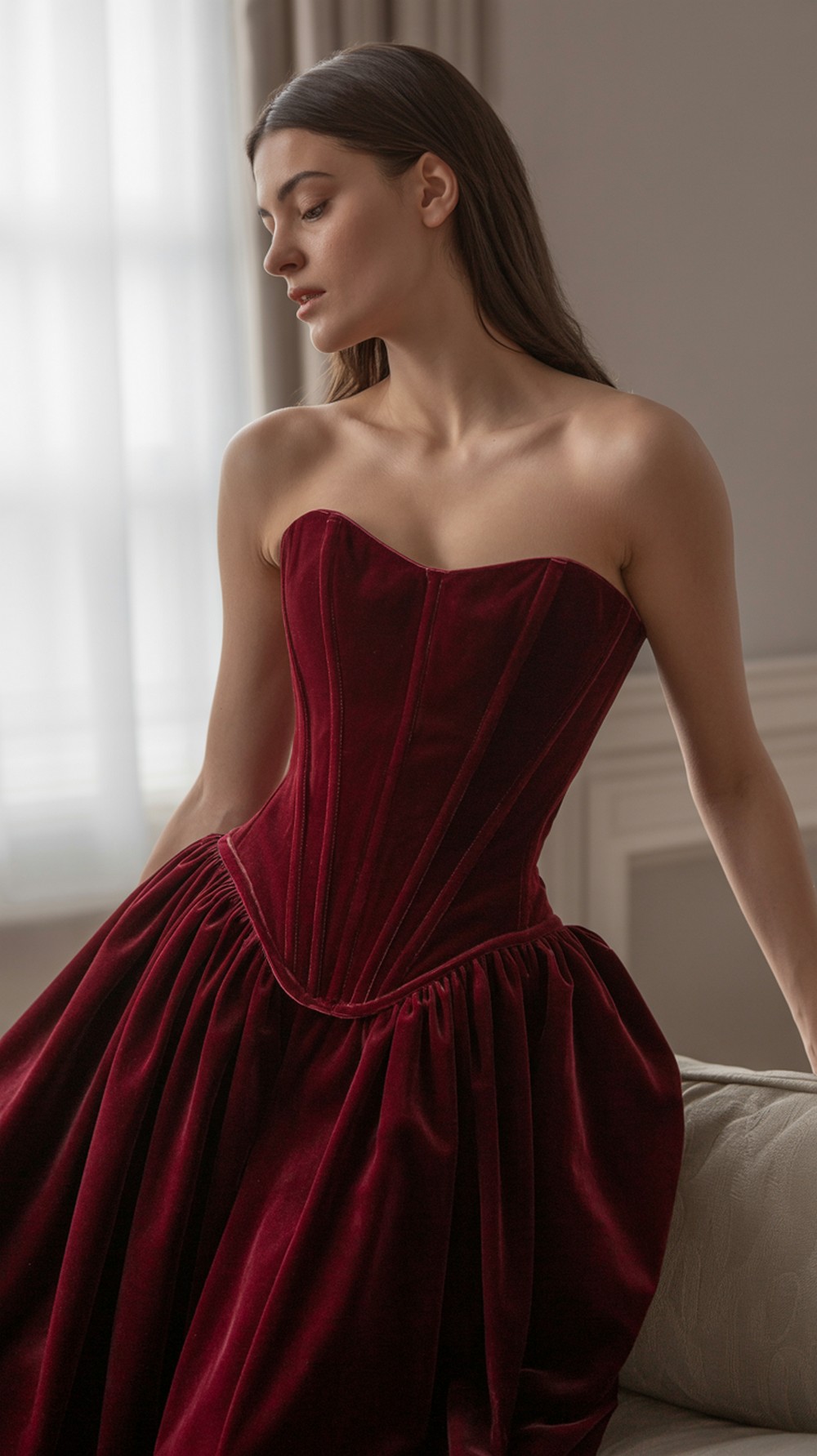Velvet Corset Dress