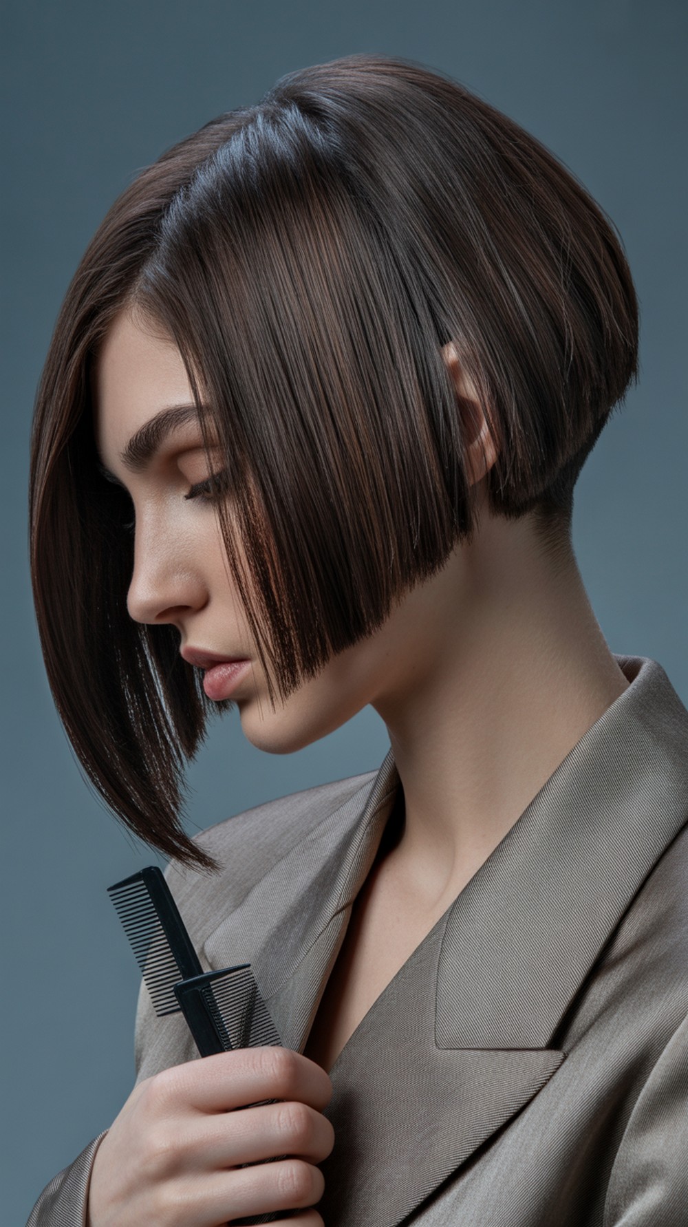 Asymmetrical Side Flip Bob