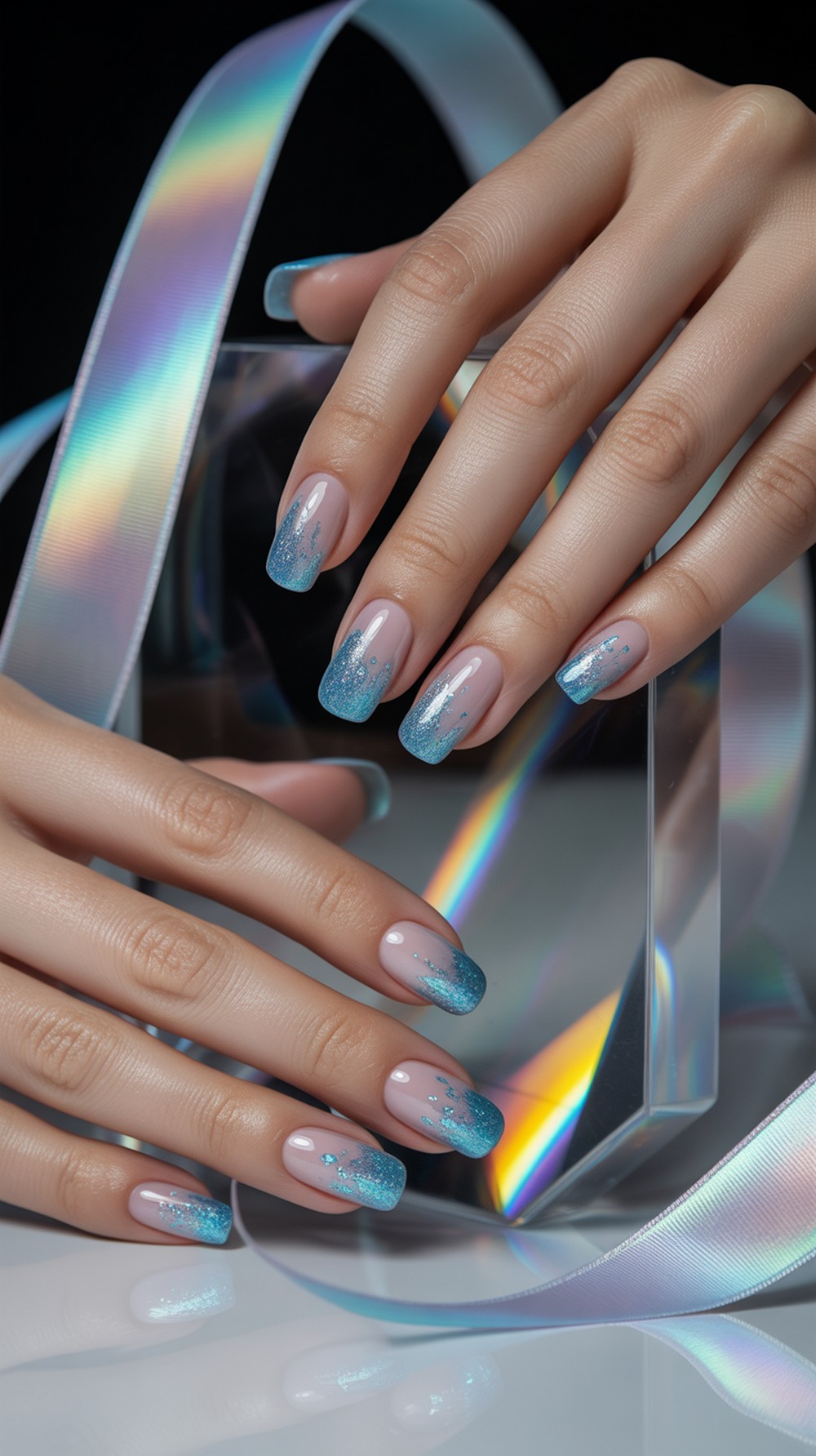 Aurora Shimmer Side Gradient