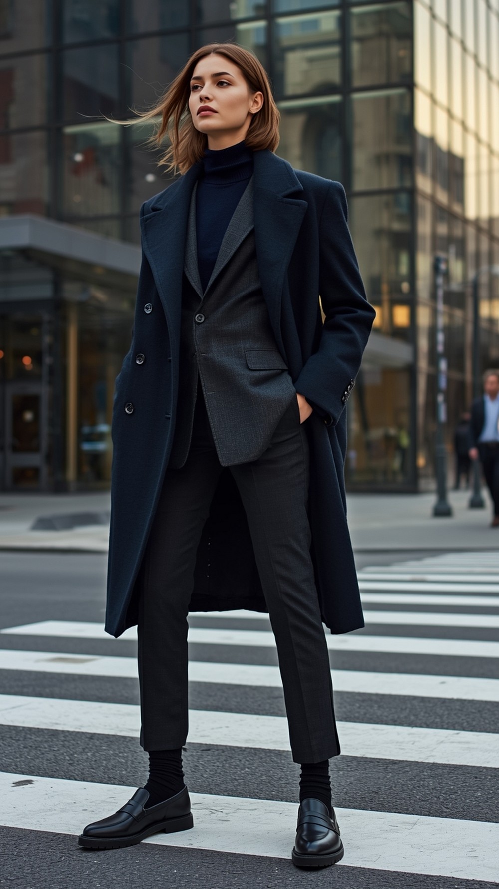 Blazer Under Coat Layer