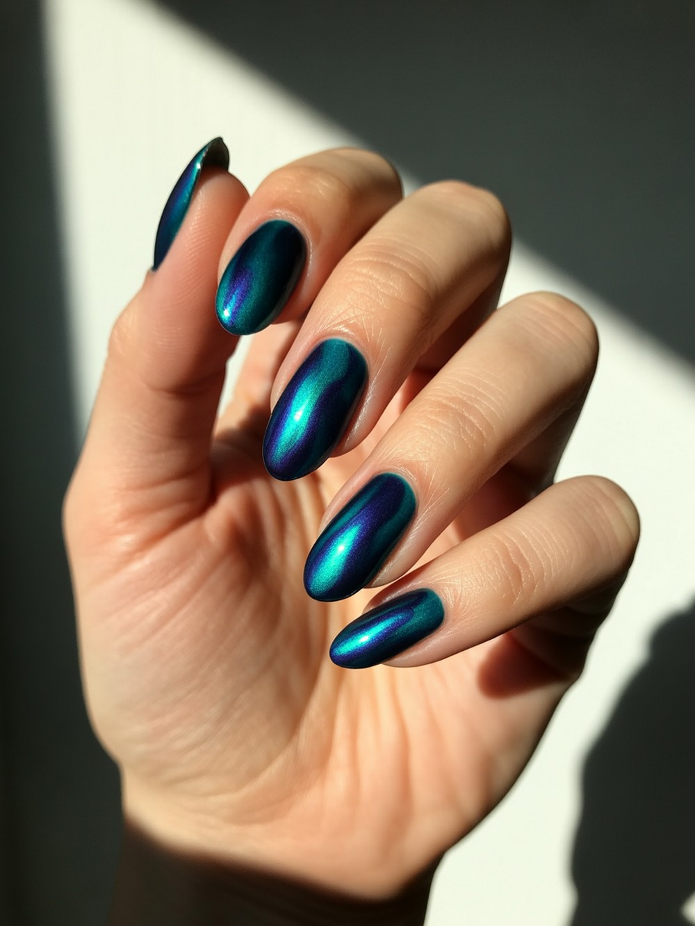 Blue Green Oil Slick