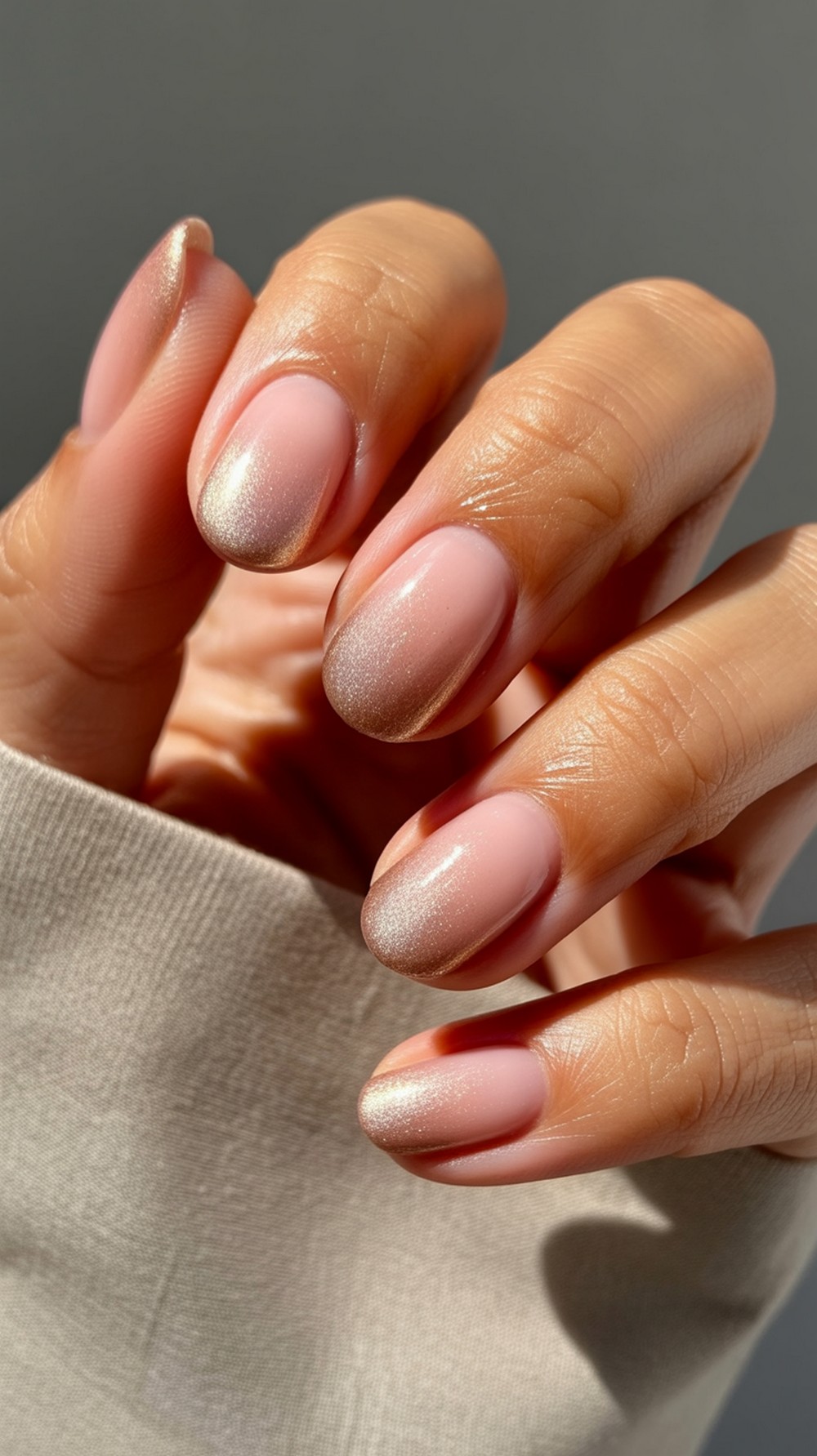 Blush to Champagne Ombré