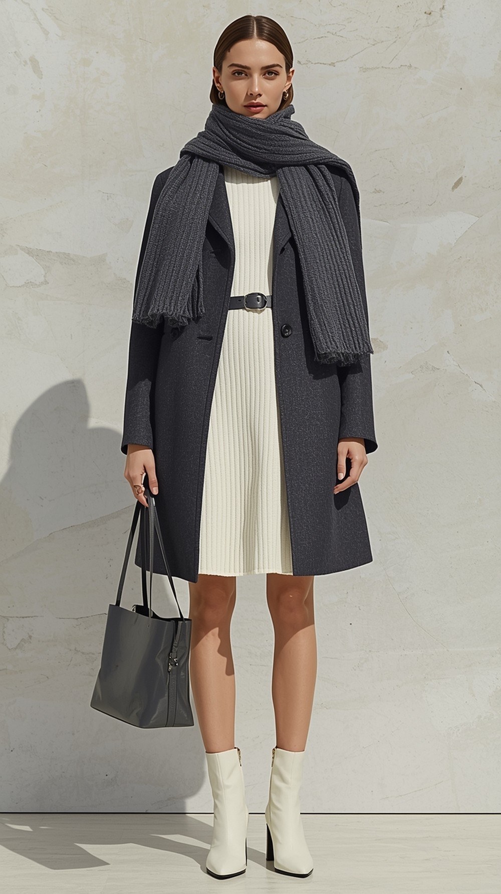 Charcoal & Cream Contrast