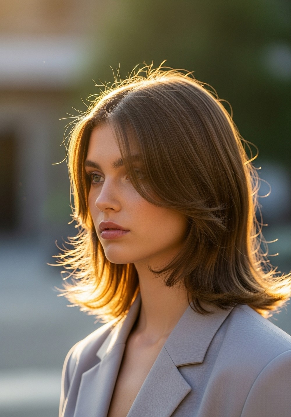 Curly Butterfly Lob Blend