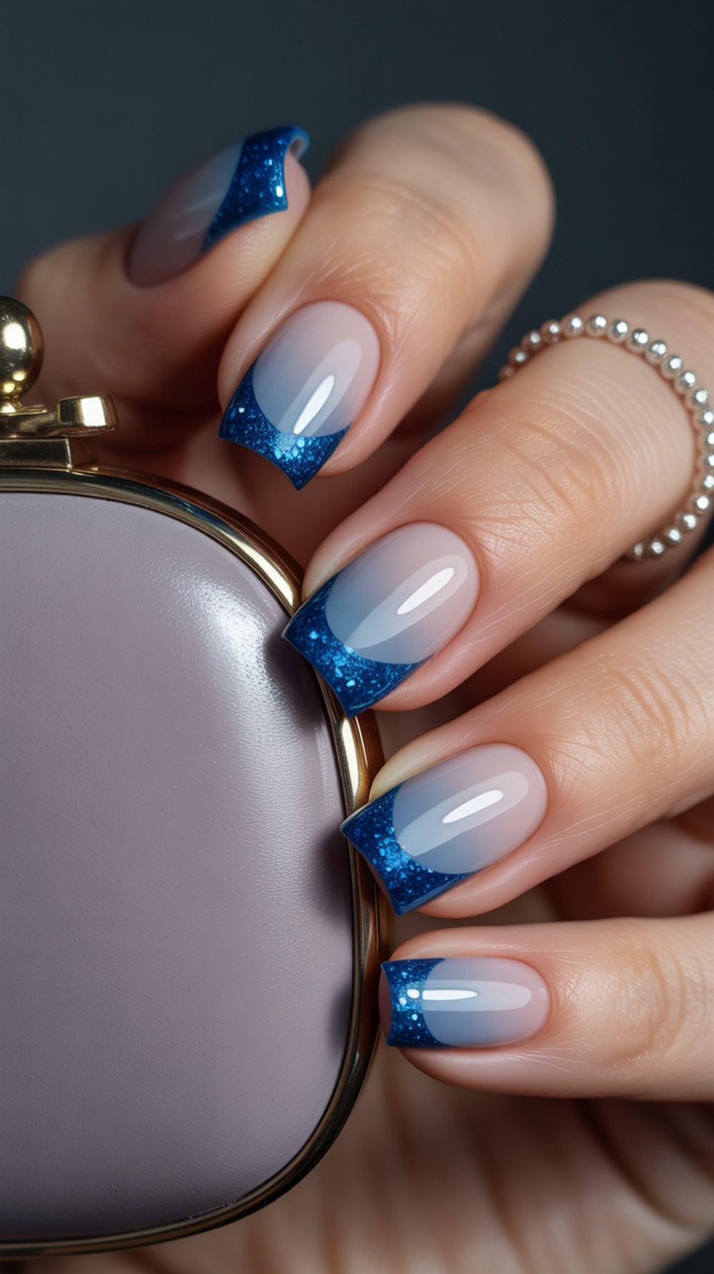 Deep Arctic French Fade