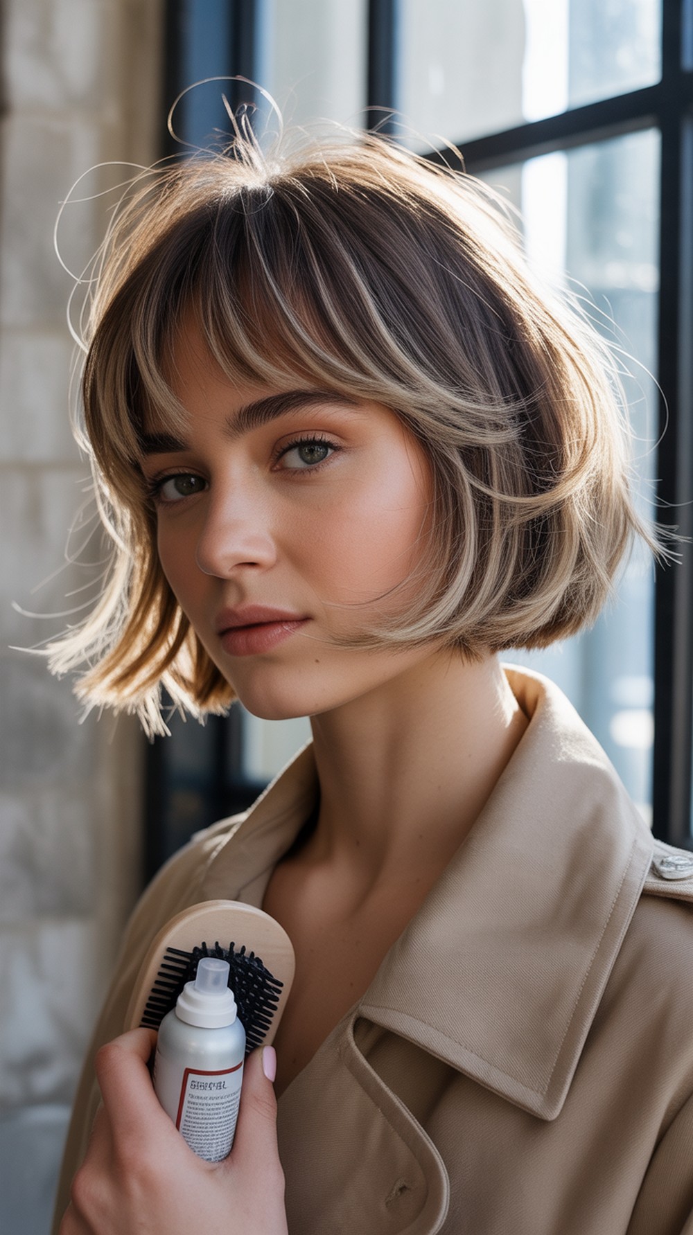 French Girl Fringe Flip Bob