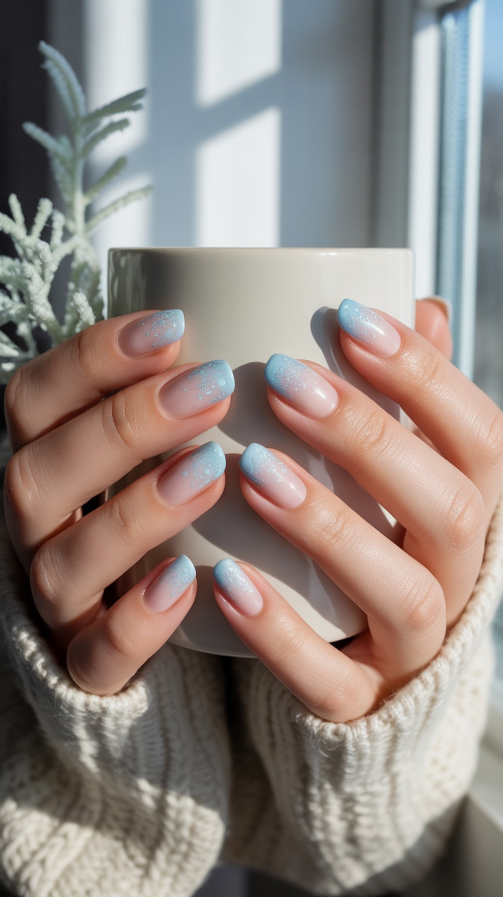 Frosted Milky Base Fade