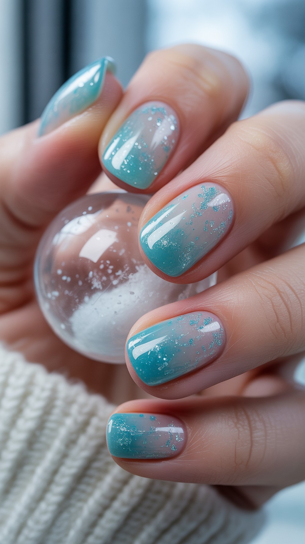 Glassy Jelly Blue Cascade