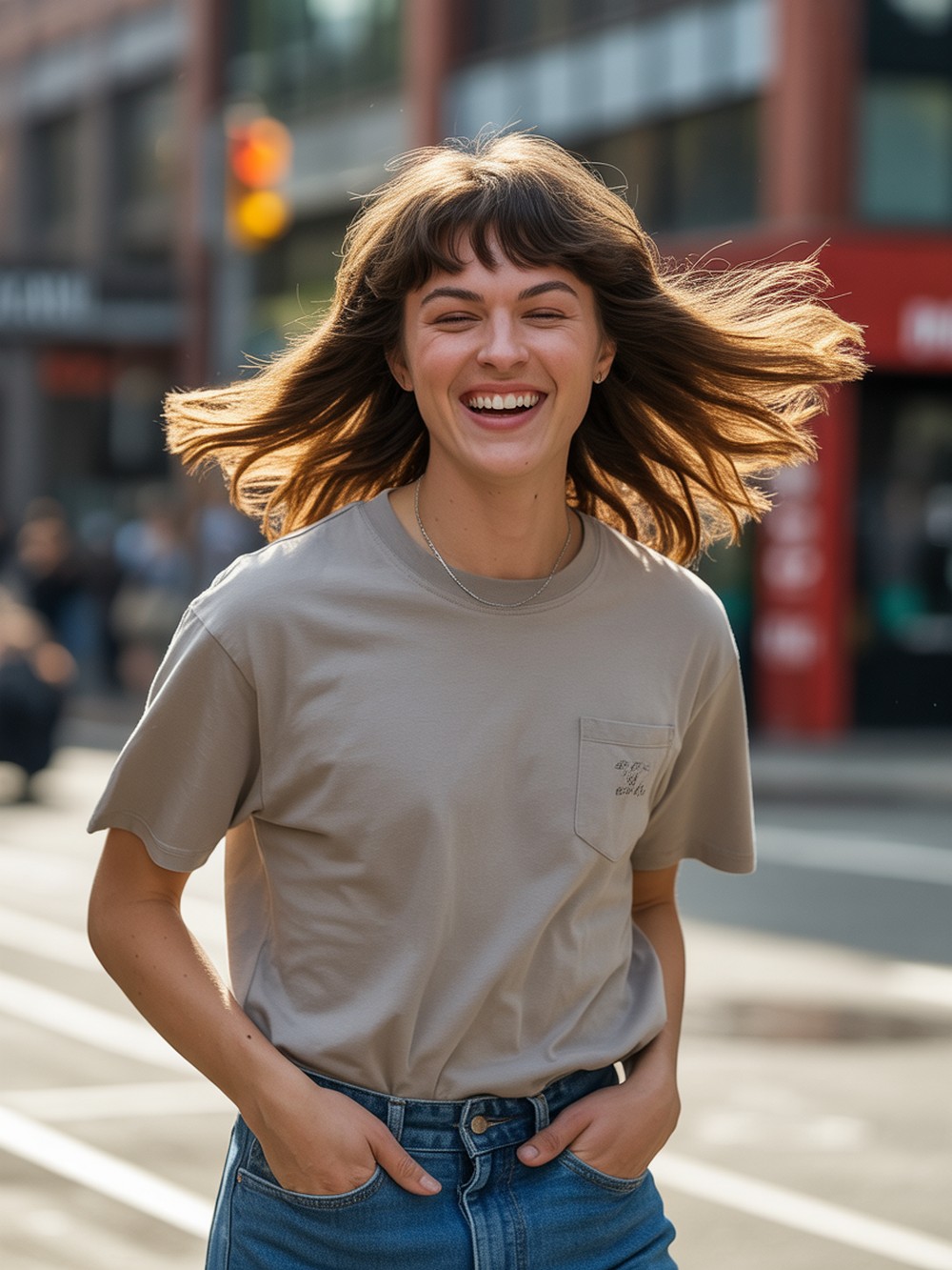 Layered Wolf Mullet for Bounce