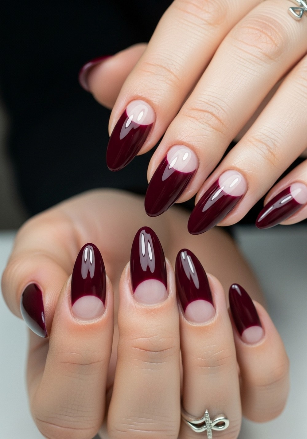 Negative Space Half Moons