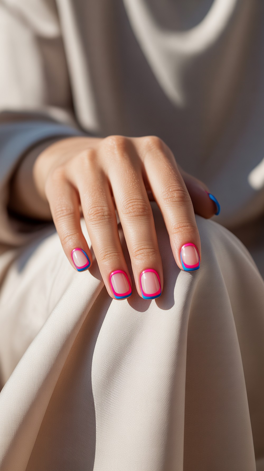 Negative Space Neon Edge