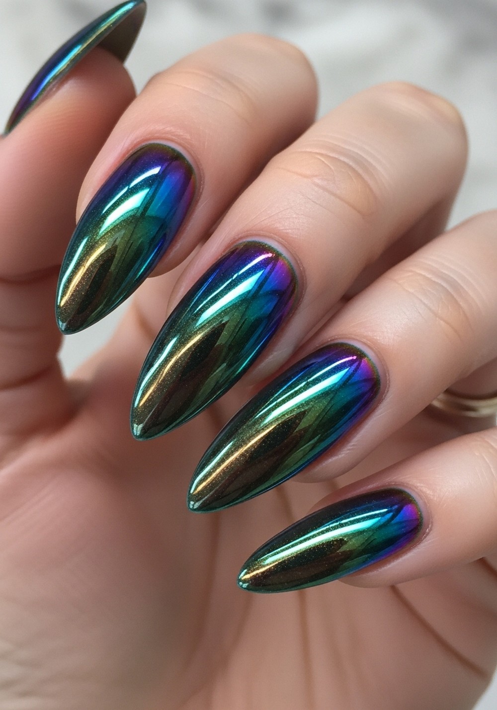 Oil Slick Sheer Chrome