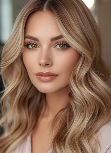 Roller Set Blowout with Lifted Roots and Face Flicks