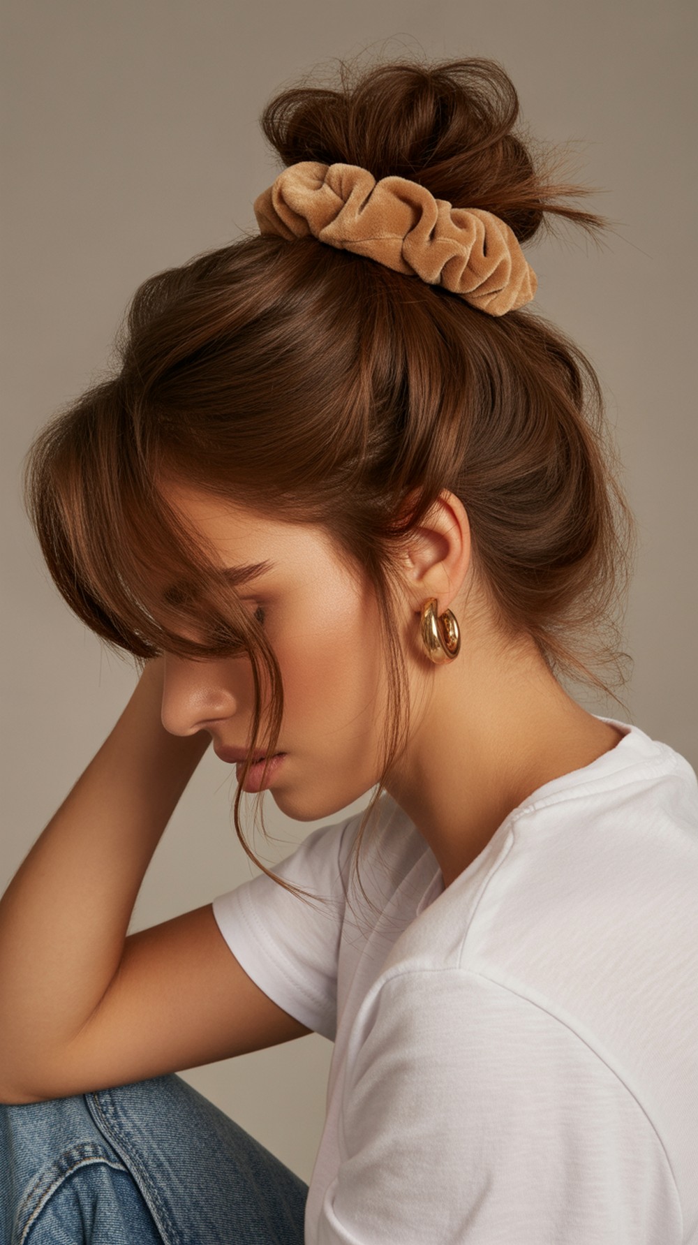 Scrunchie Loft Bun