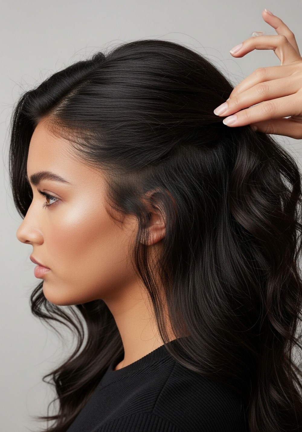 Side Part Volume Flip