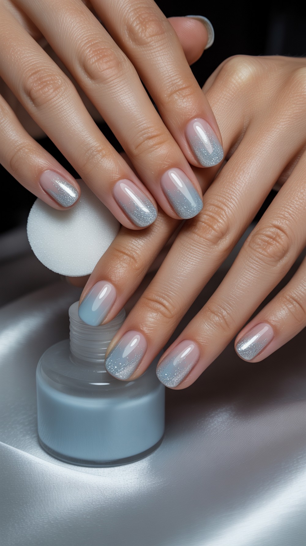 Silver to Ice Tip Melt