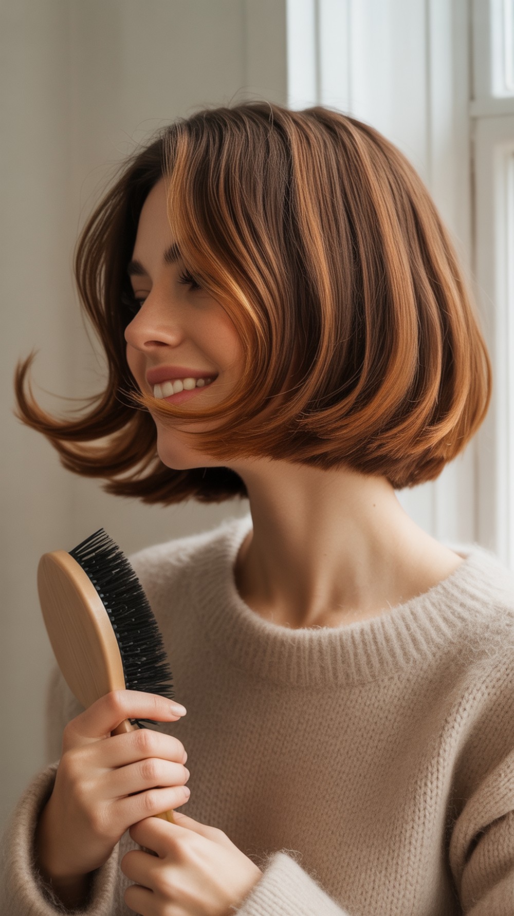 Soft Volume Round Brush Flip
