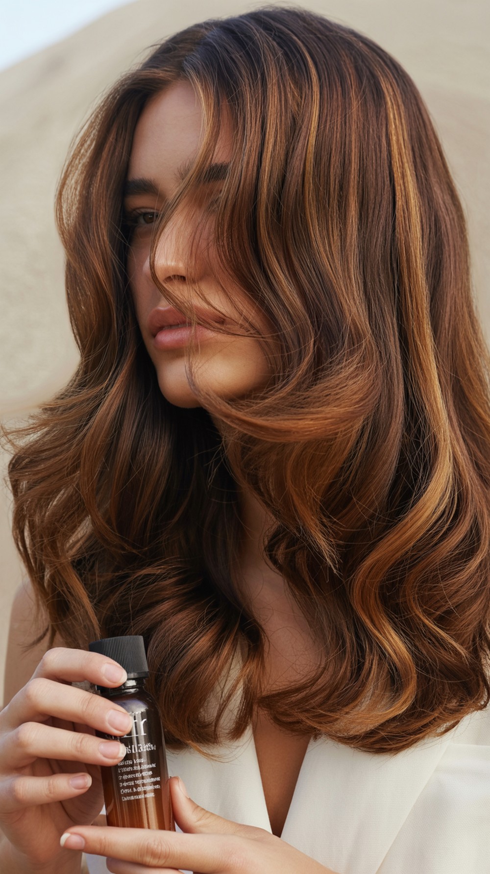 Soft Wave Glossy Mocha Brunette Layers