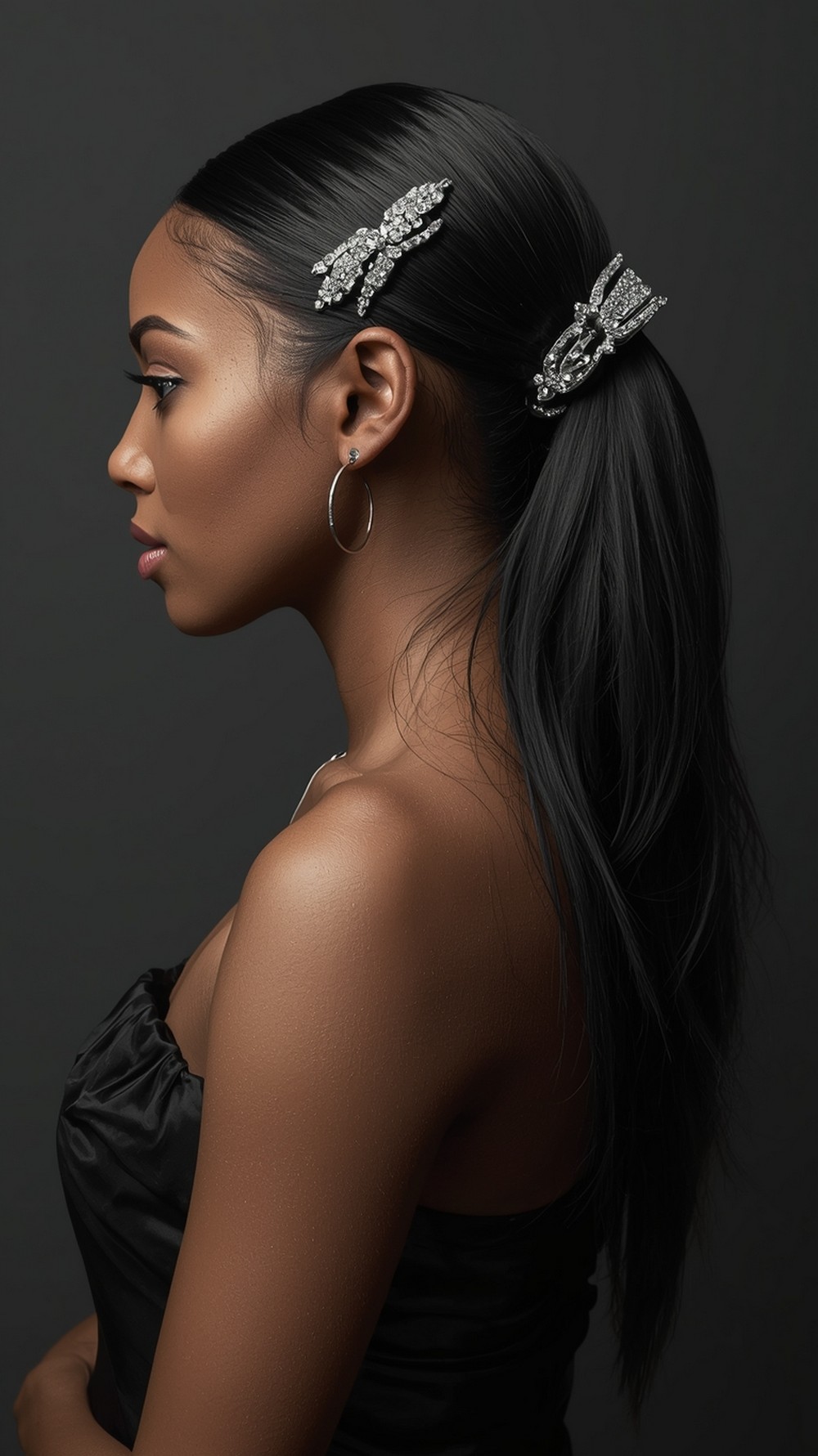 Statement Barrette High Pony