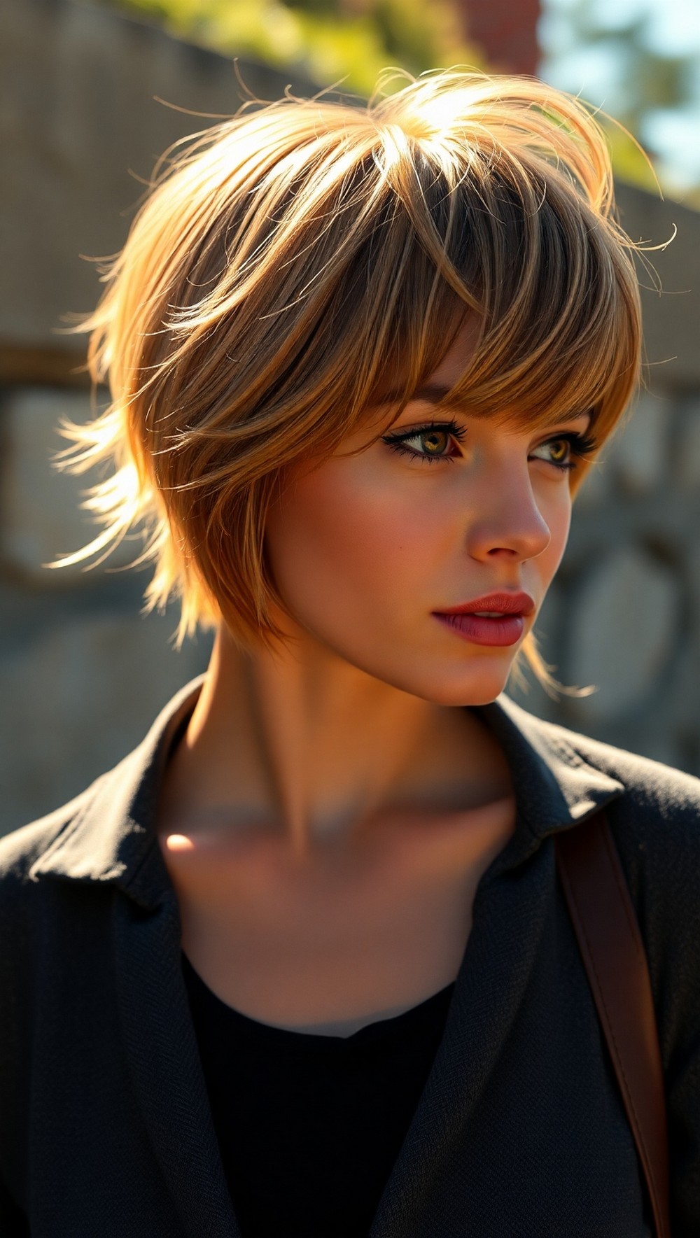 Sunlit Pixie Grow Out