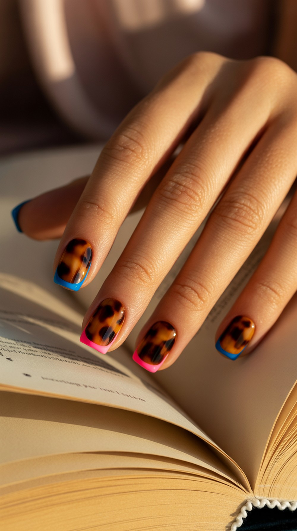 Tortie Base with Neon Edge