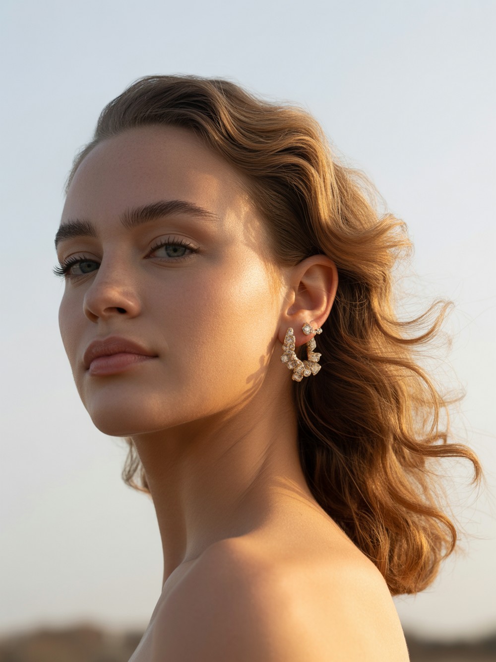 Tucked Behind One Ear Waves