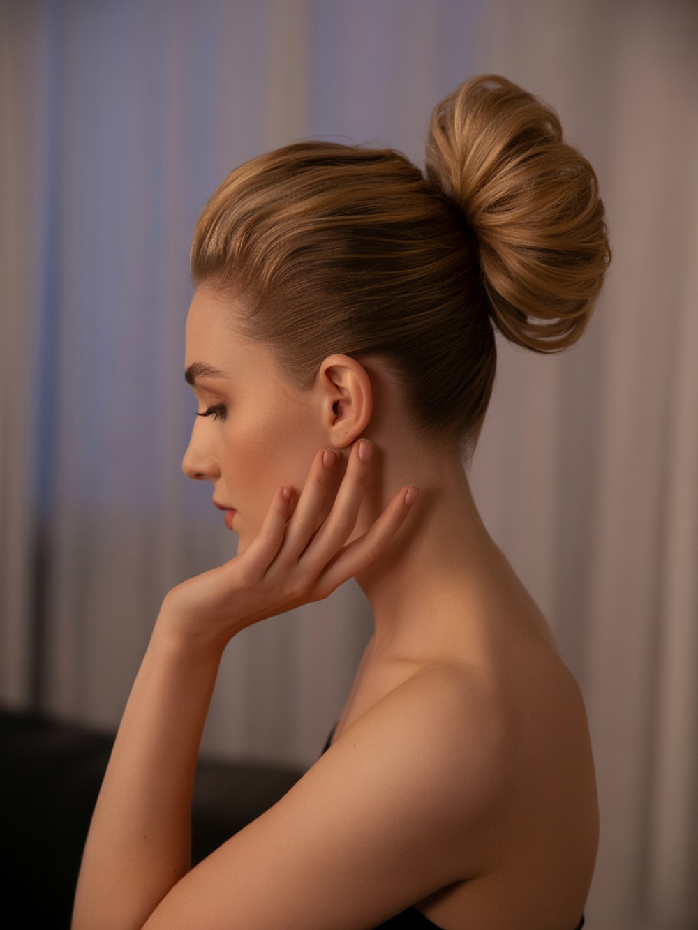 Twisted Pony Updo with Pouf