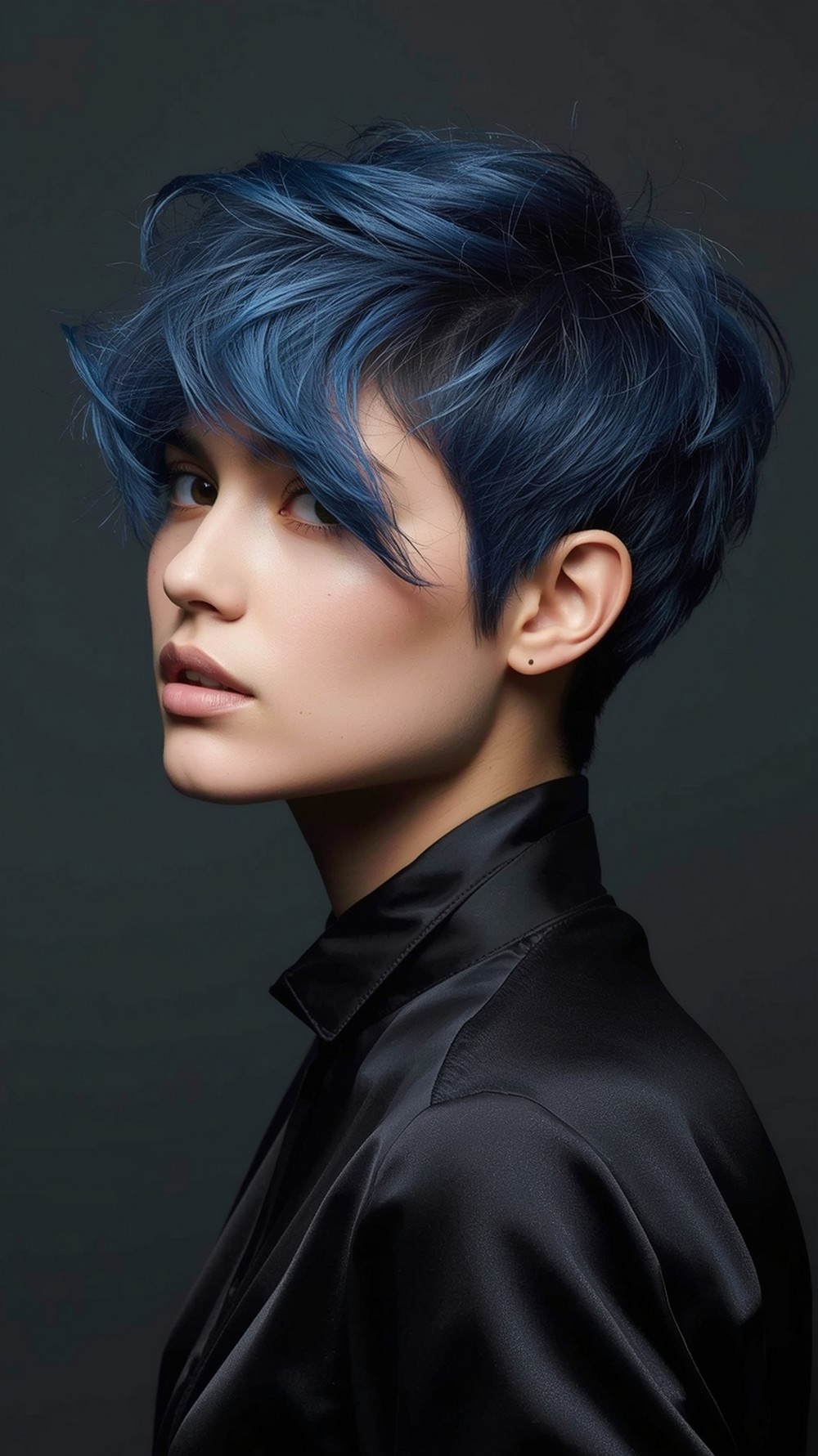 Undercut Whisper Pixie With Wispy Fringe