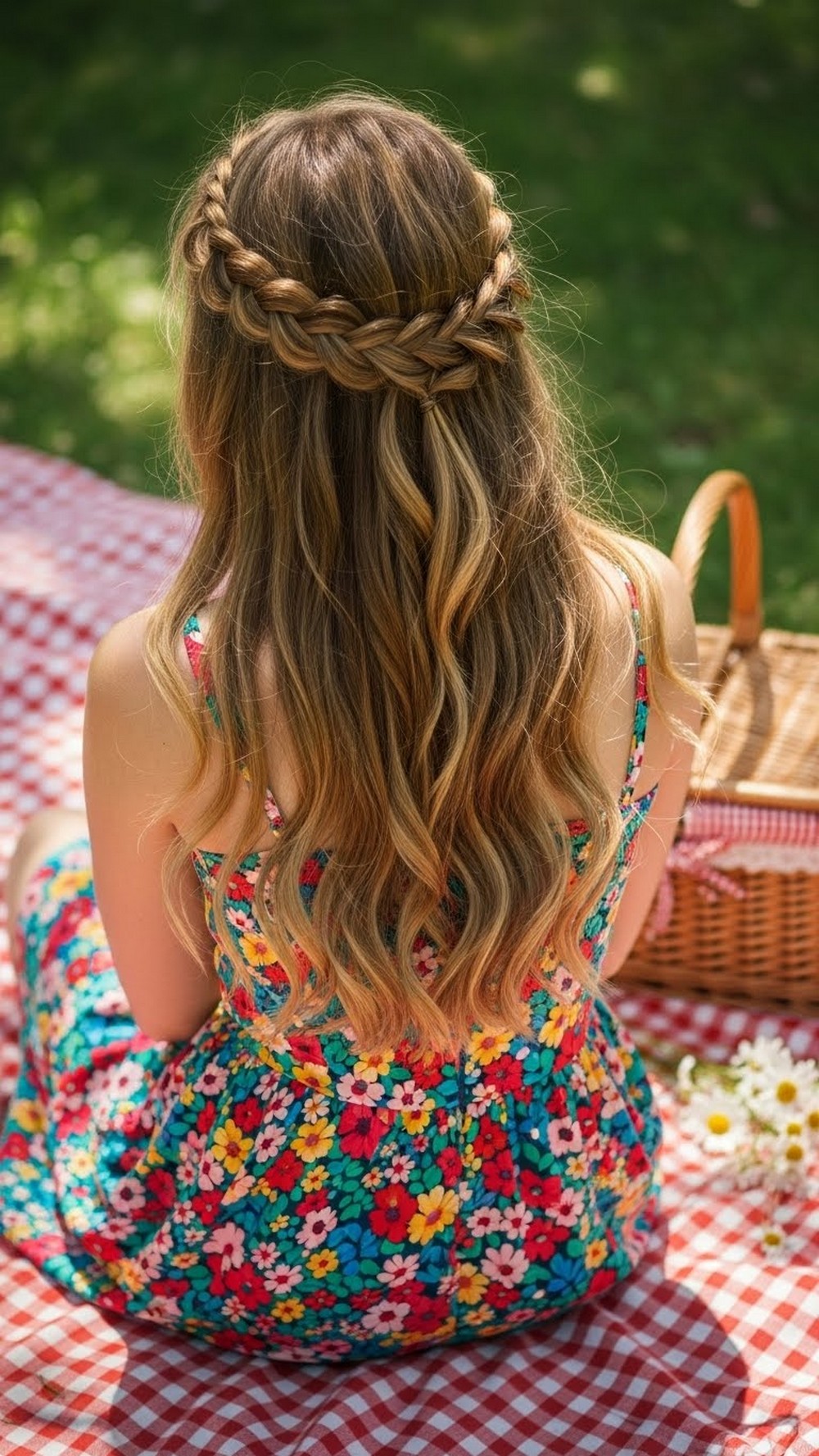 Beach Waves with Braided Headband