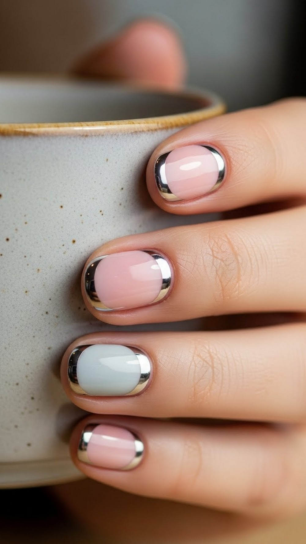 Chrome Cuticle Half Moons