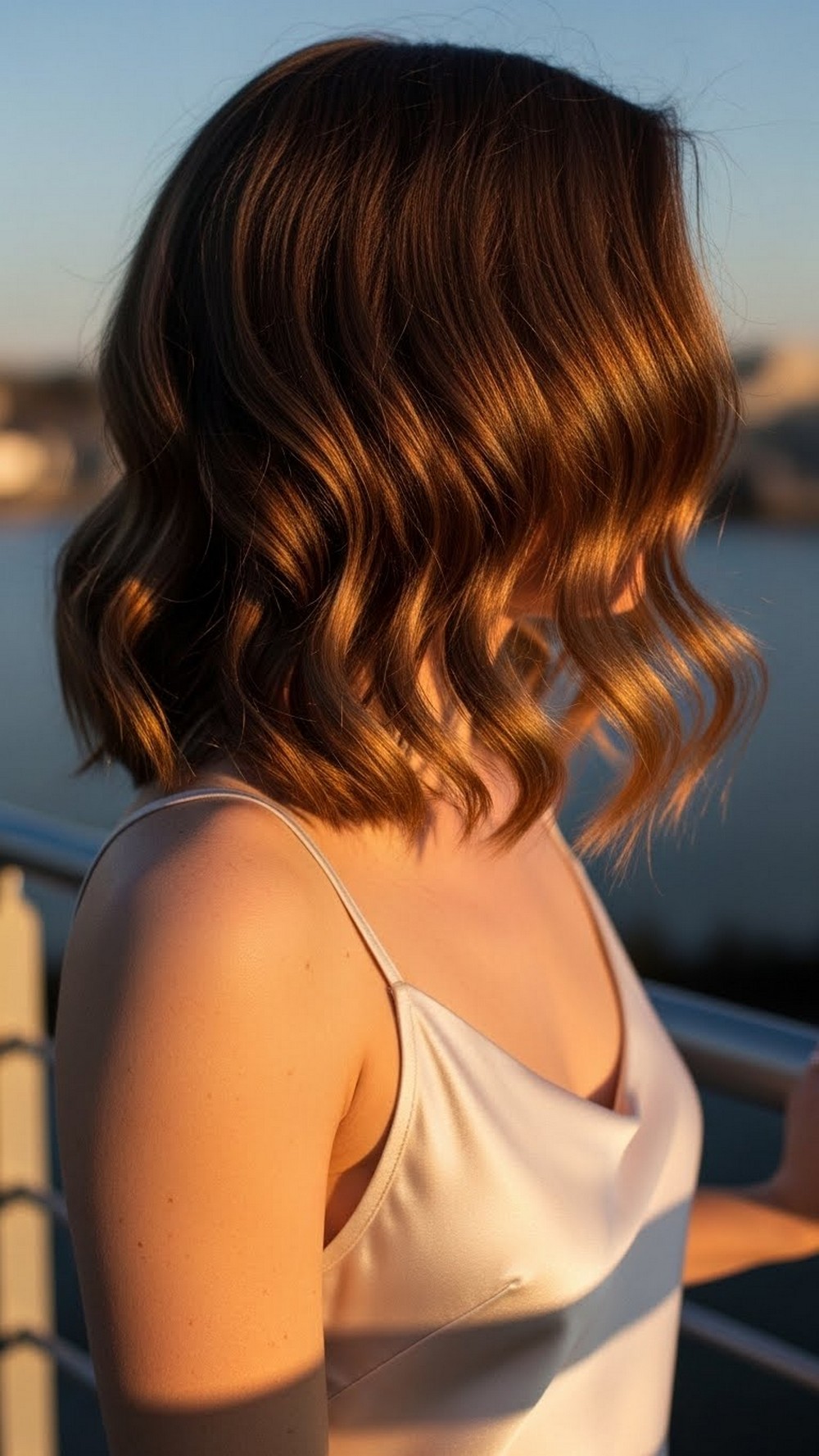Deep Side Part Beach Waves