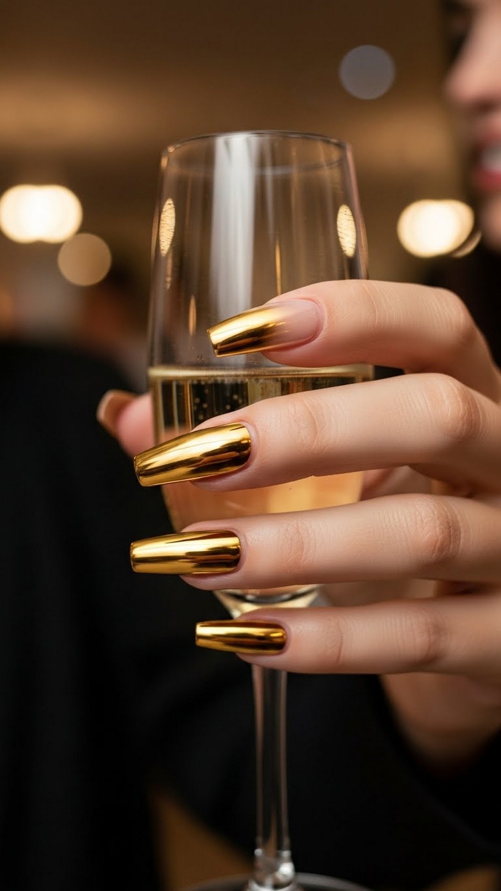 Gold Aura French Fade