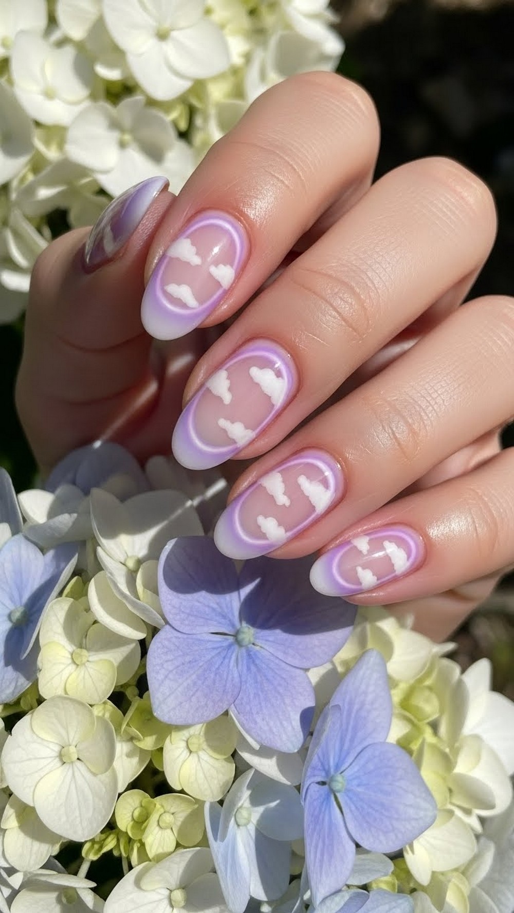 Lavender Cloud Aura Manicure