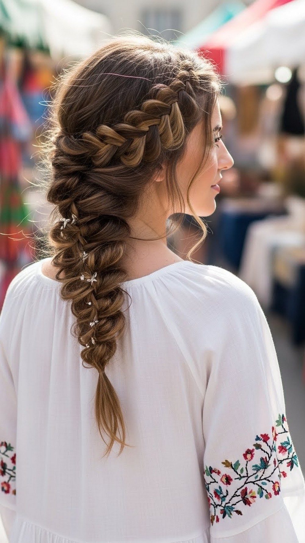 Loose Boho Side Braid