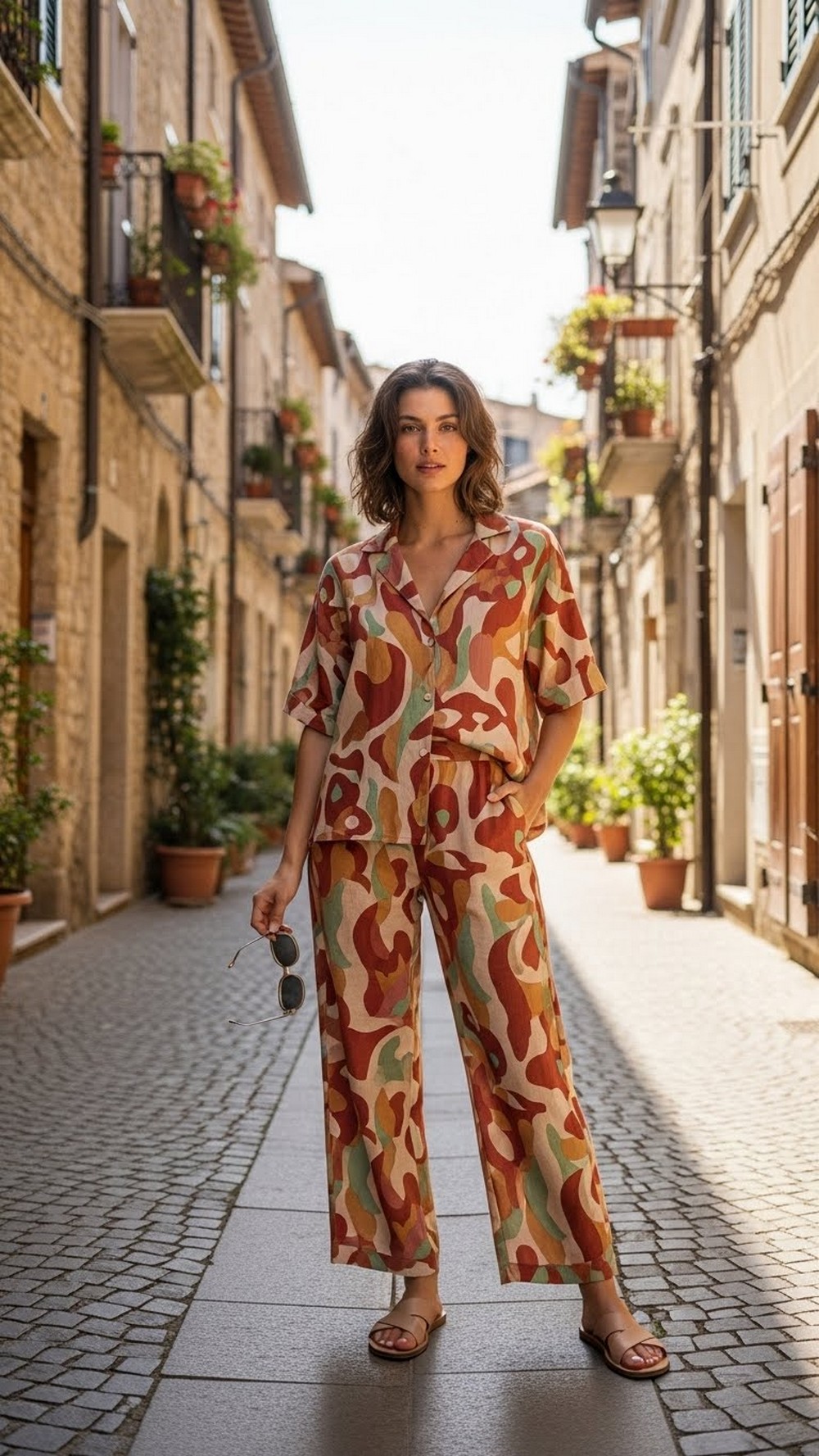 Matching Co ord Set with Sandals