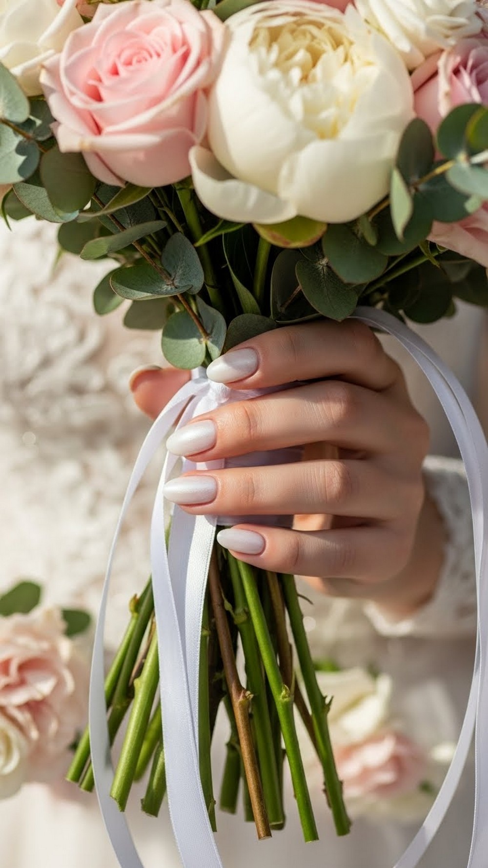 Milky White Beach Bride Chrome