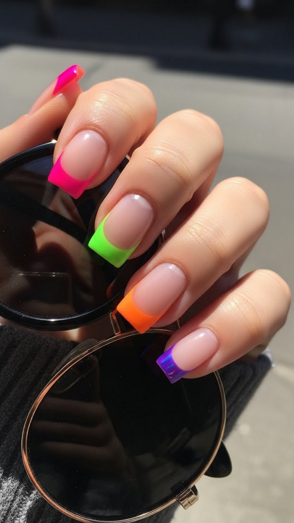 Neon Chrome French Mix