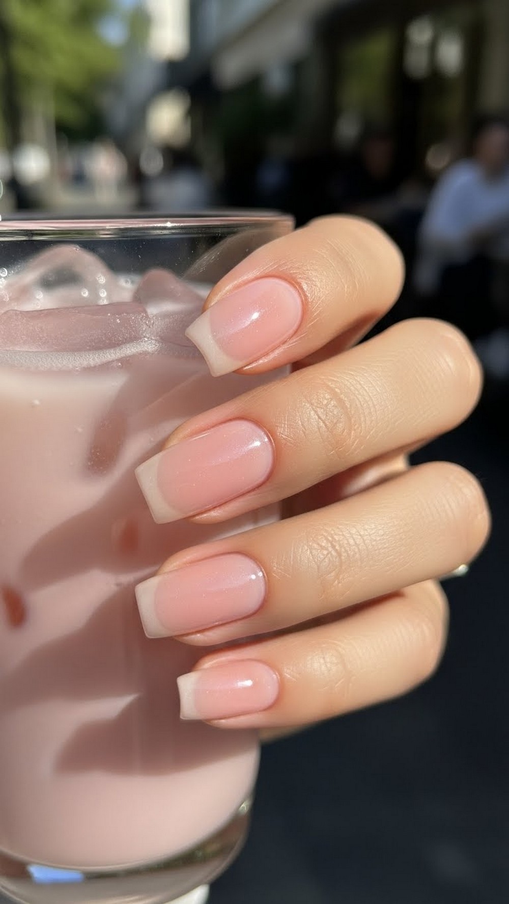 Sheer Strawberry Glazed Pink