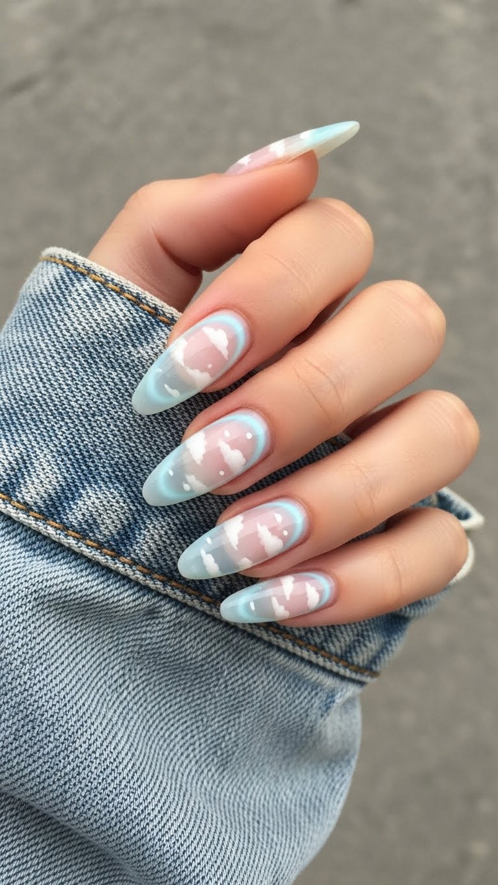 Sky Blue Aura Clouds