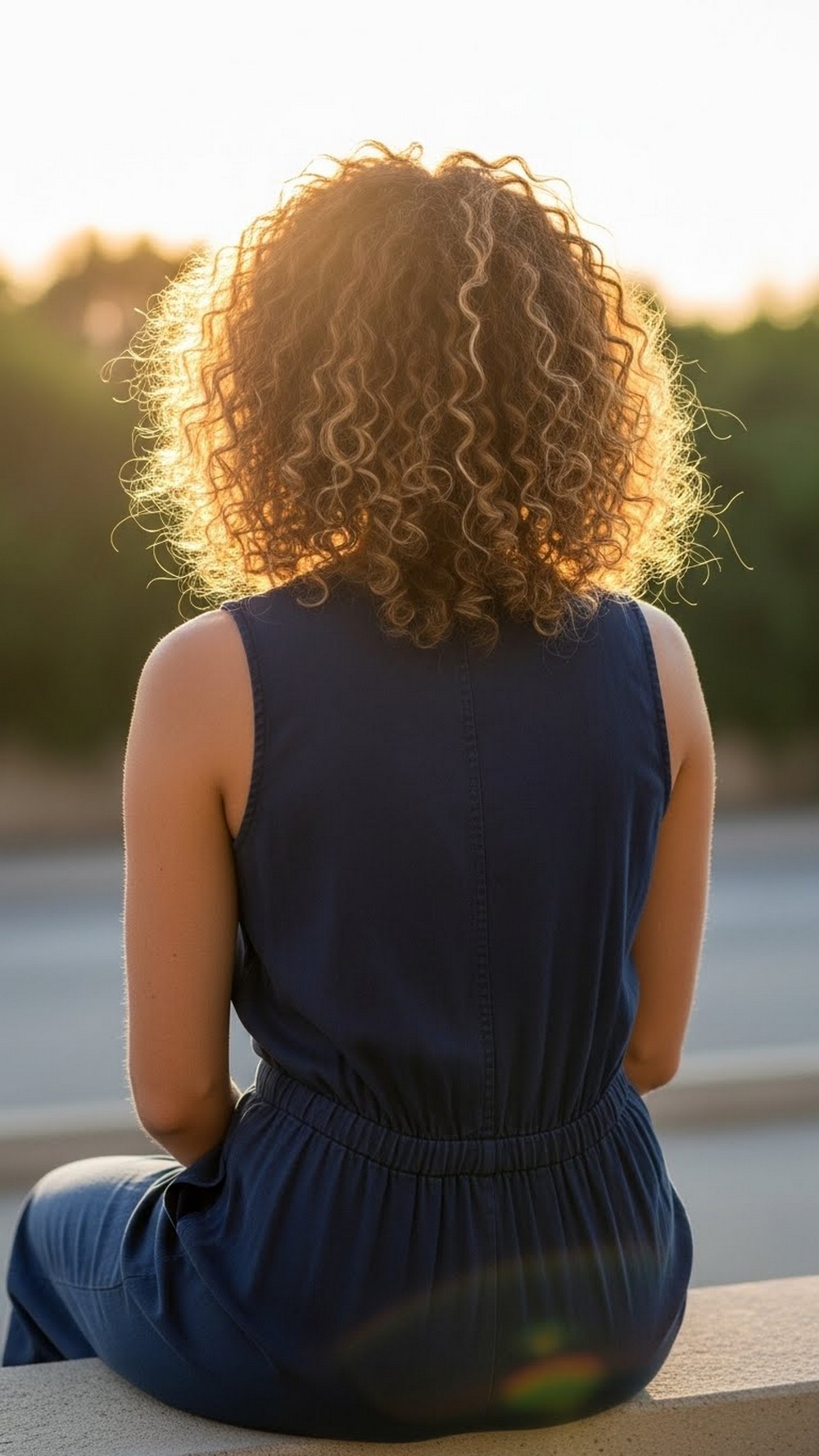 Soft Beach Waves on Curls and Coils