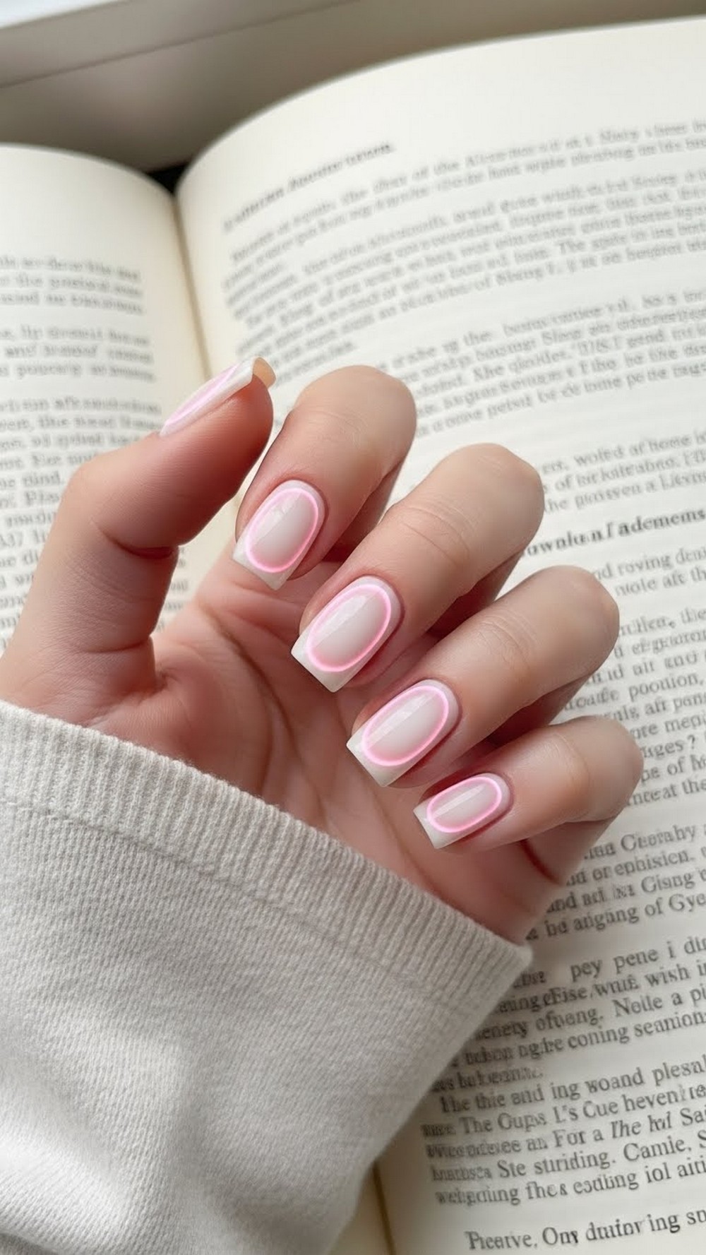 Soft Pink Aura Ombré