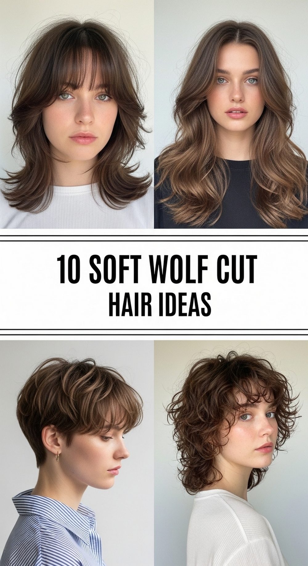 Soft Wolf Cut Hair Ideas